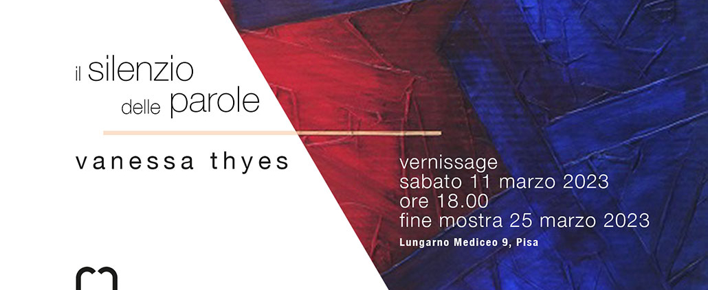 Esposizione personale “Il silenzio delle parole”11.03.2023 – 25.03.2023Luogo:Concept River Art GalleryLungarno Mediceo 956127 Pisa - Italia