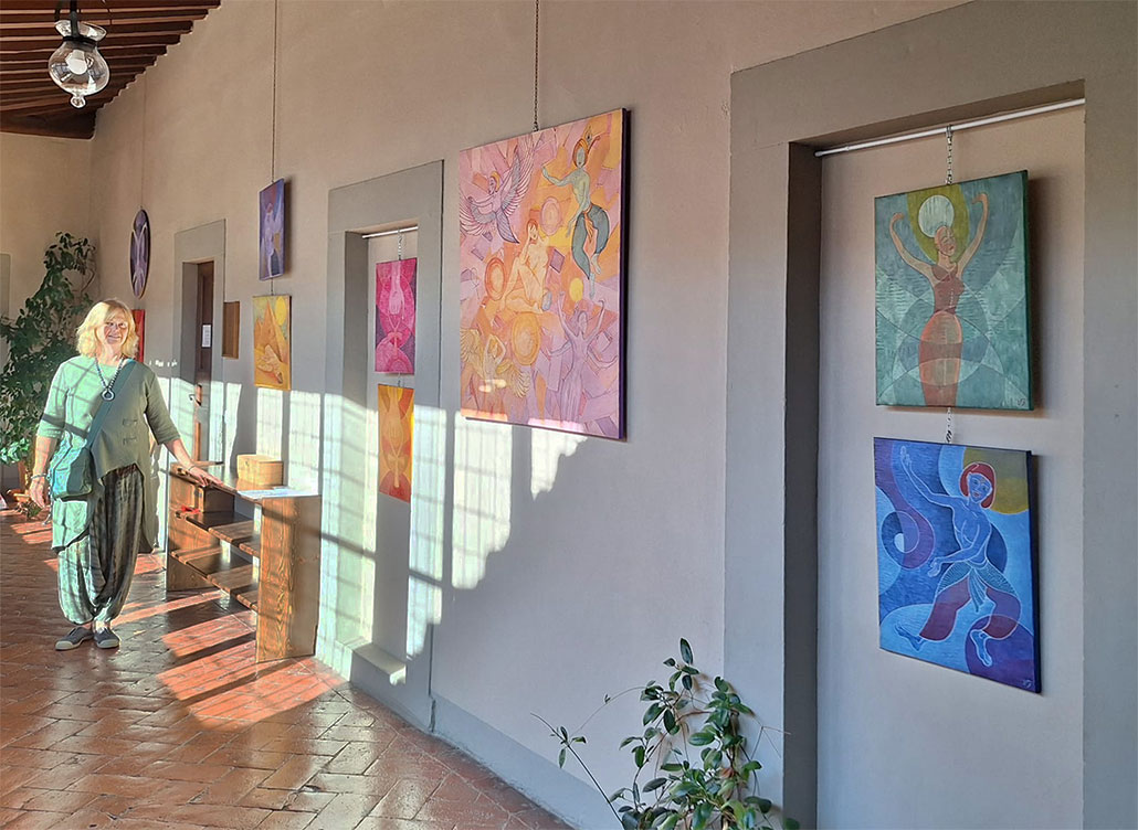 Vanessa Thyes @ SHARED VISIONS, 4 ARTISTS IN DIALOGUE, Group exhibition, Monastery of San Leonardo al Palco, Prato, Italy.