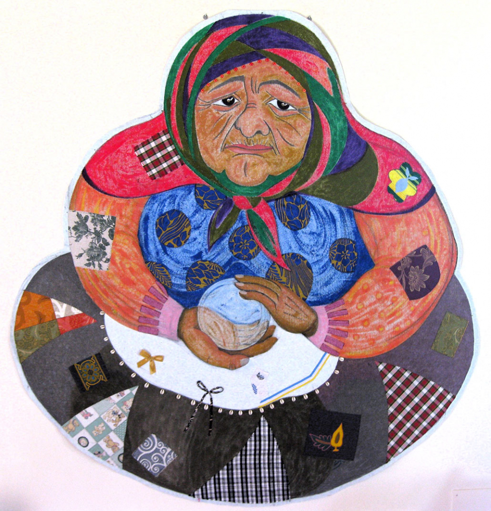 Vanessa Thyes, The future is in our hands (2024). Mixed Media.