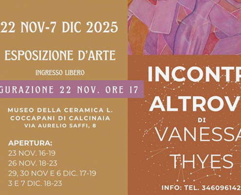 22.11.2025 – 07.12.2025 | MEETINGS ELSEWHERE | Solo exhibition | L. Coccapani Ceramics Museum, Calcinaia (PI), Italy