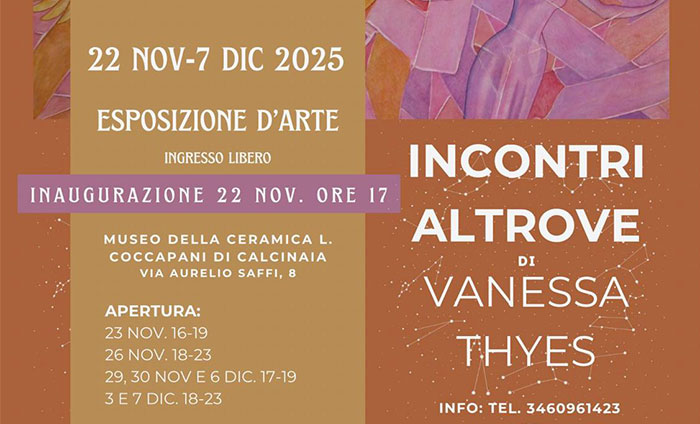 22.11.2025 – 07.12.2025 | MEETINGS ELSEWHERE | Solo exhibition | L. Coccapani Ceramics Museum, Calcinaia (PI), Italy